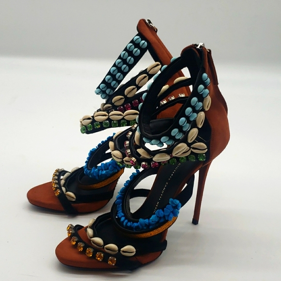 Giuseppe Zanotti size 40 color multi 100%Authentic NEW NEVER BEEN WORN - Picture 15 of 17